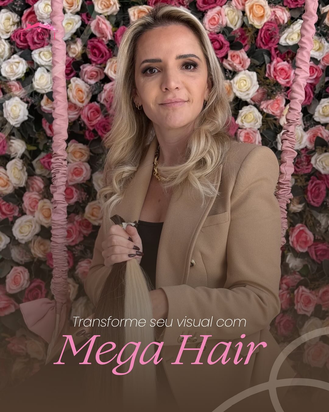 Mega Hair Casa Rosa Belezaria